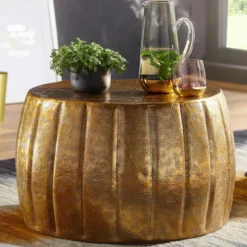Couchtisch JAMAL 60x36x60 cm Gold