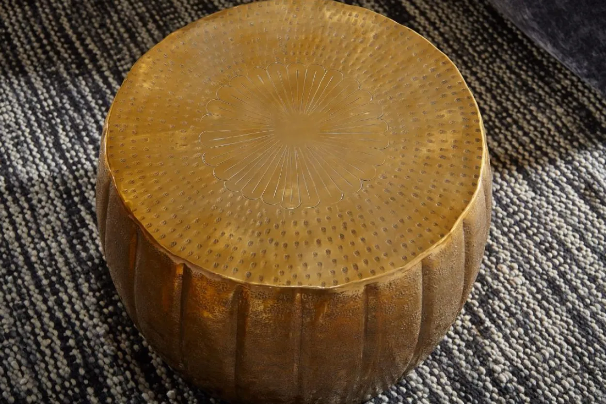 Couchtisch JAMAL 60x36x60 cm Gold