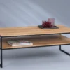 Couchtisch "Mika 3" in Wildeiche massiv