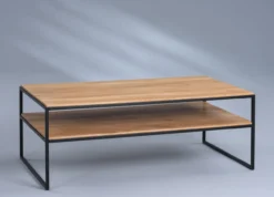 Couchtisch "Mika 3" in Wildeiche massiv