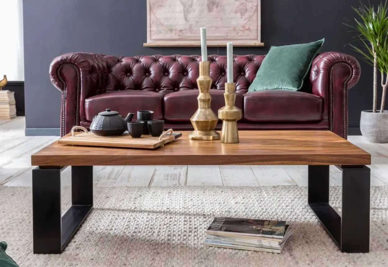 Couchtisch Sheesham 115x35x60 cm