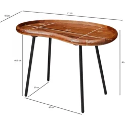 Couchtisch 71x51x40 cm