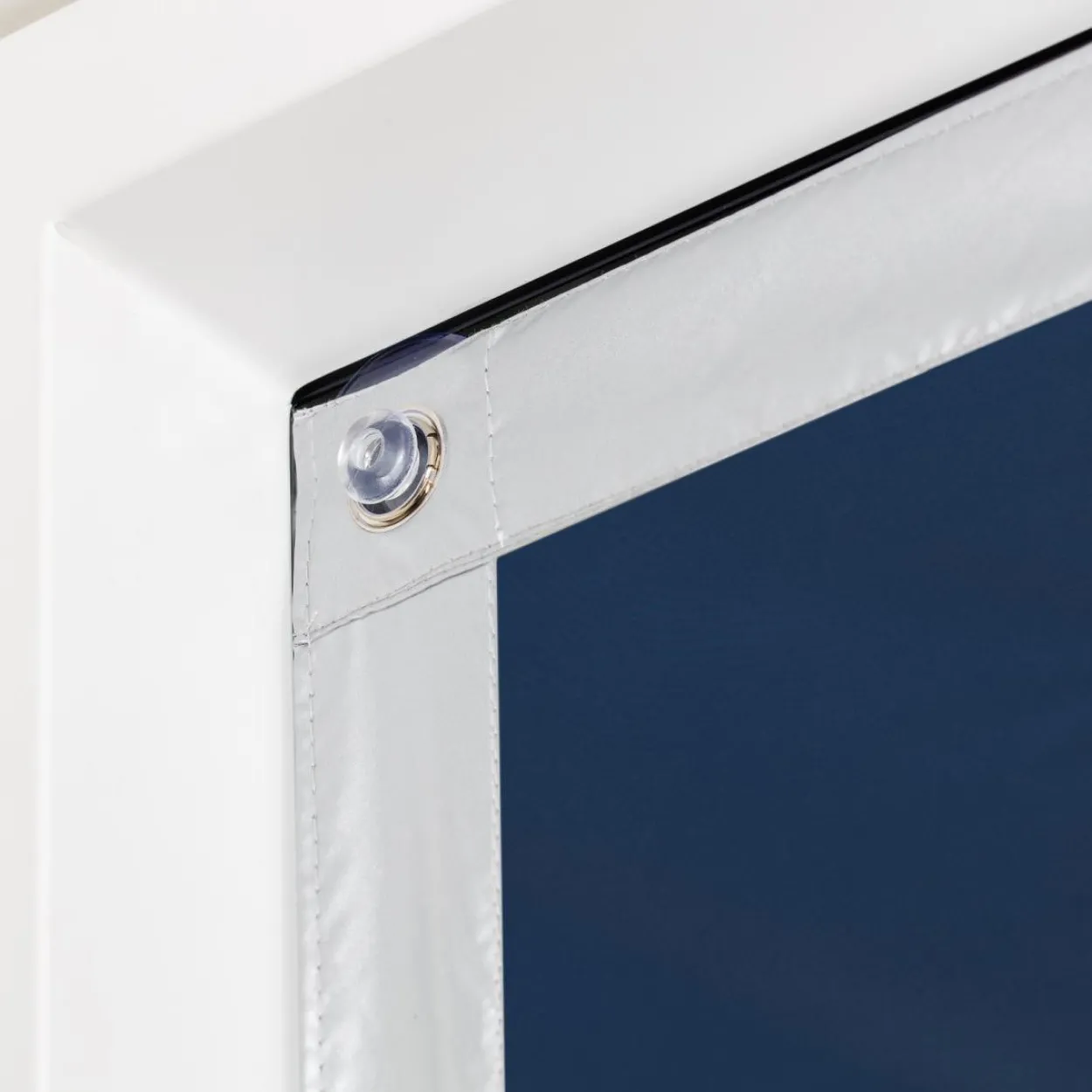 Dachfenster Sonnenschutz Haftfix, ohne Bohren, Verdunkelung, Blau, 47 cm x 96,9 cm (B x L)