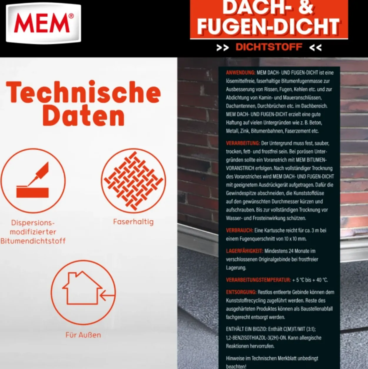 Dach- & Fugen-Dicht 300ml