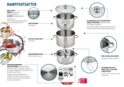 Dampfentsafter 26cm / 13,3 L