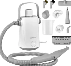 Dampfreiniger Portable Handgerät 3 Bar, Handdampfreiniger，Grau