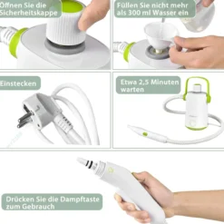 Dampfreiniger Portable Handgerät 3 Bar, Handdampfreiniger