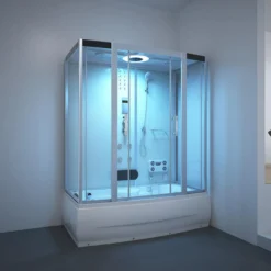 Dampfsauna DIAMOND weiß