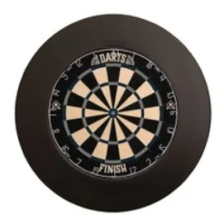 Dartscheibe inkl, Surround GOOD DARTS - Dartscheibe FINISH Modern mit Surround