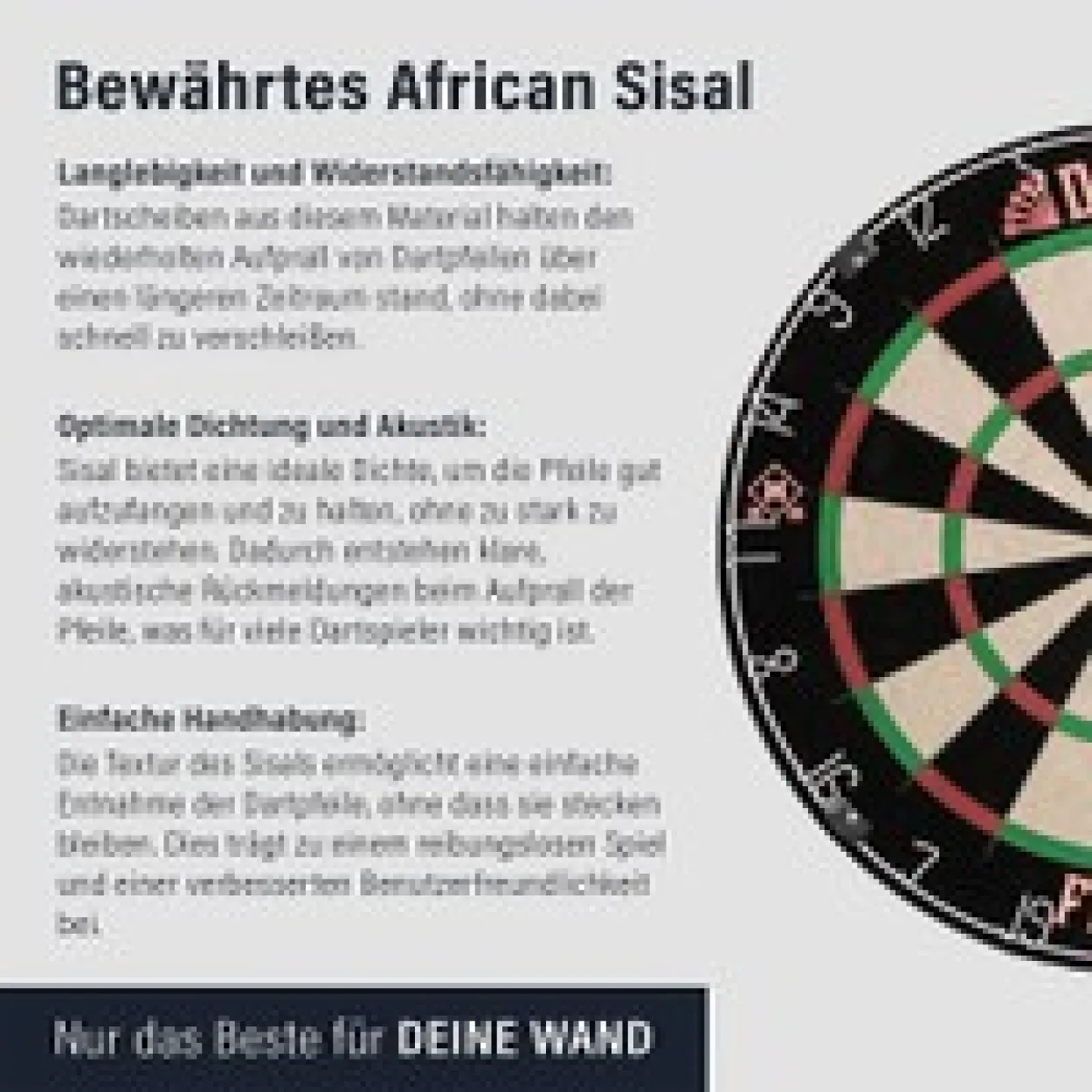 Dartscheibe inkl, Surround GOOD DARTS