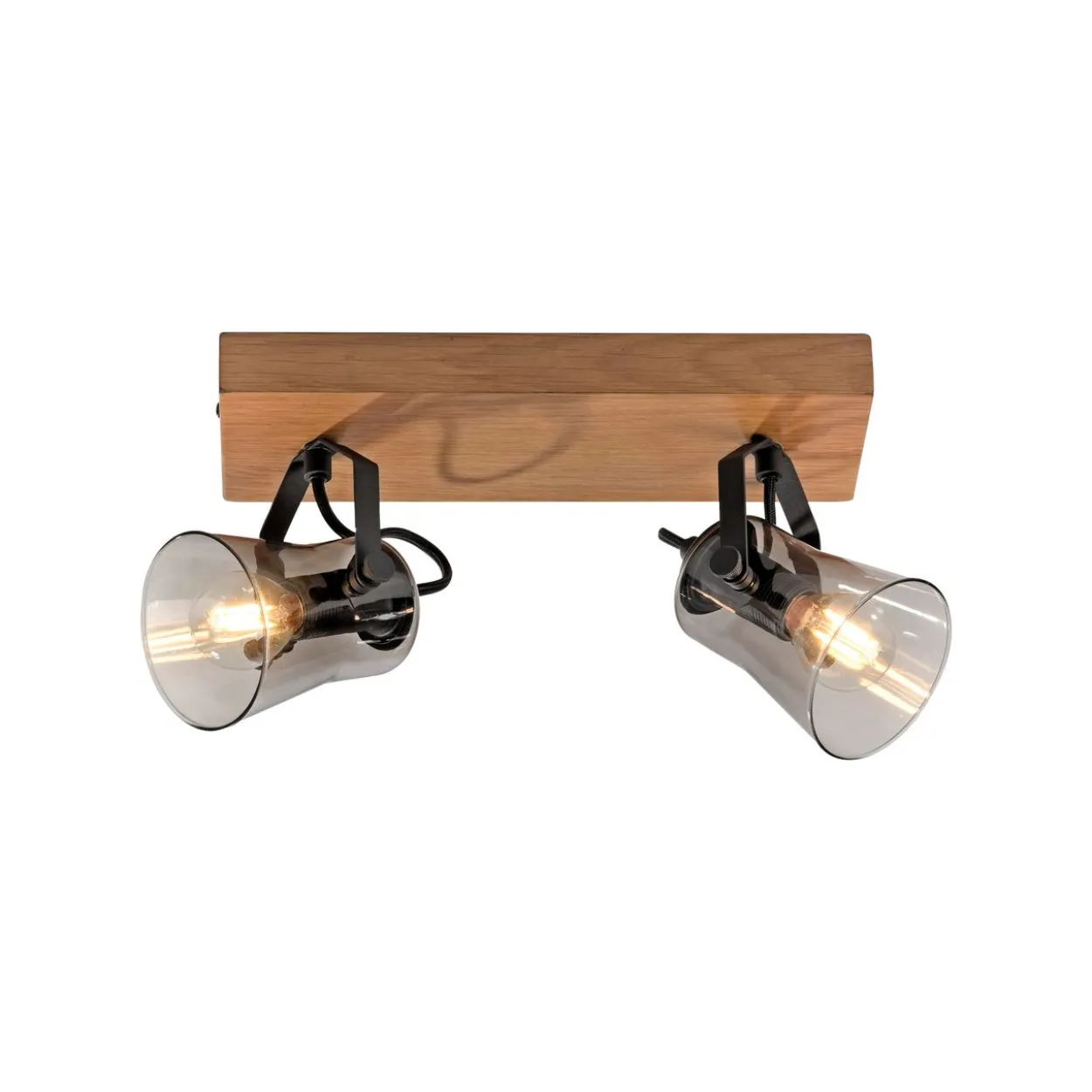 Deckenleuchte GREEN LANGSTRÖM, 2x E14/10Watt max., Holz-natur
