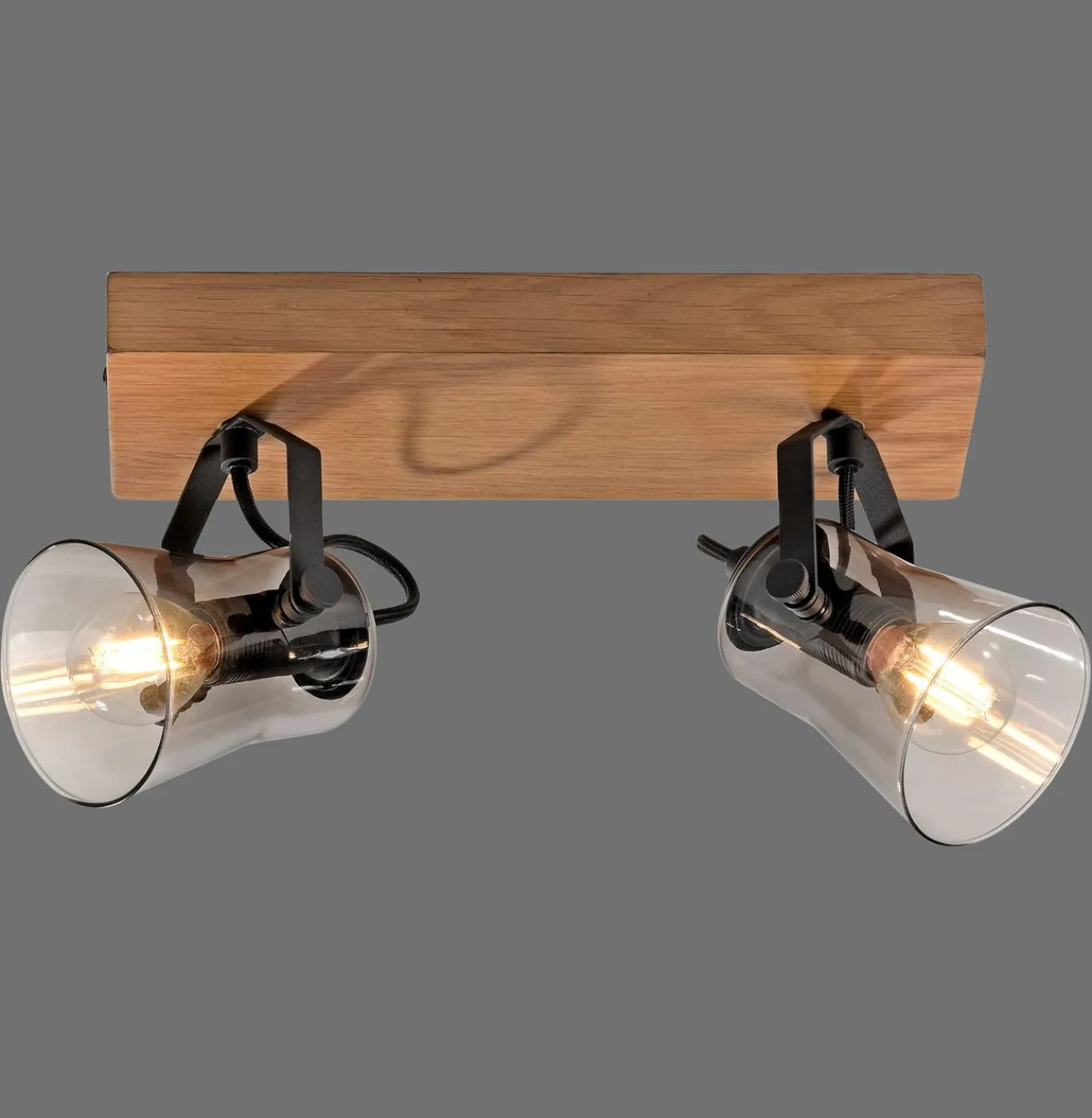 Deckenleuchte GREEN LANGSTRÖM, 2x E14/10Watt max., Holz-natur