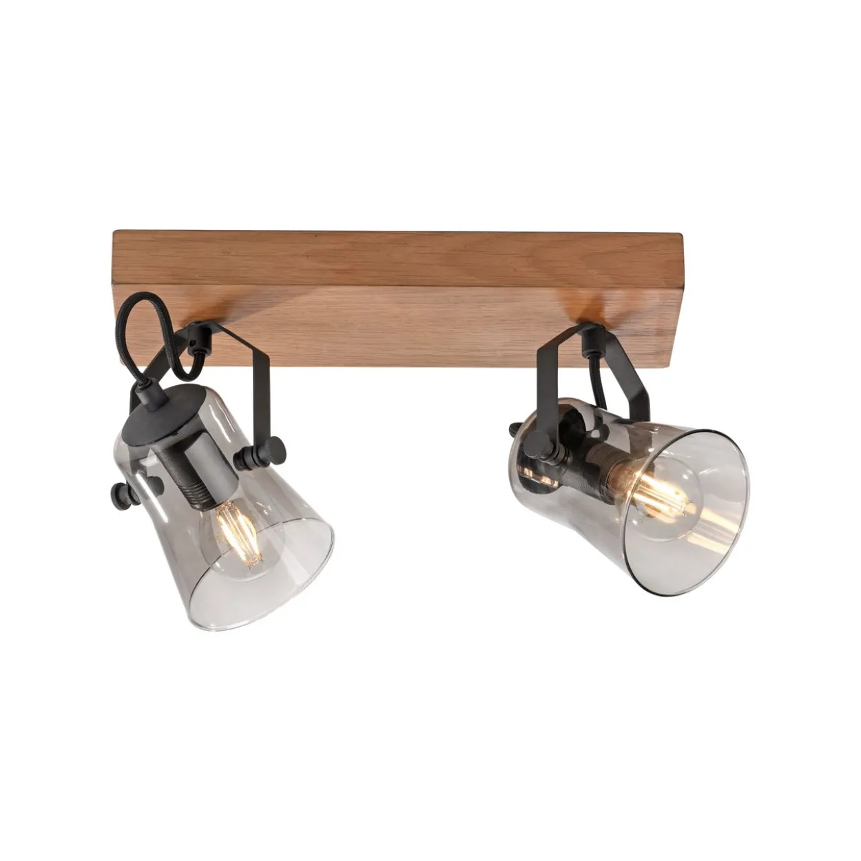 Deckenleuchte GREEN LANGSTRÖM, 2x E14/10Watt max., Holz-natur