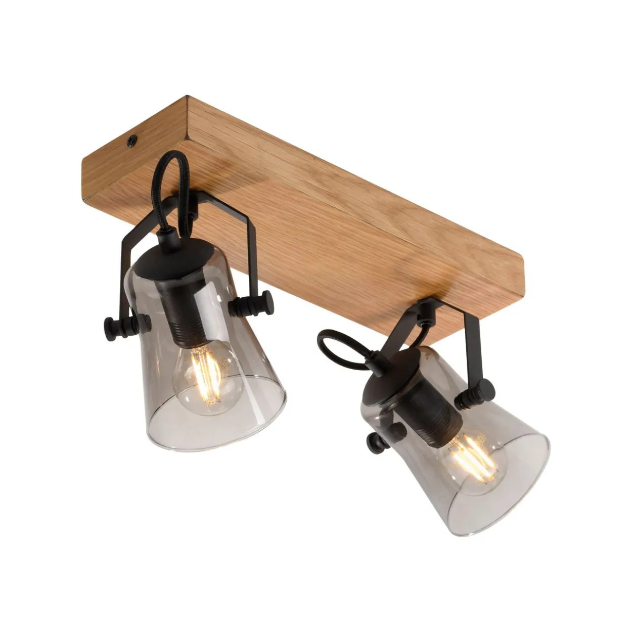 Deckenleuchte GREEN LANGSTRÖM, 2x E14/10Watt max., Holz-natur