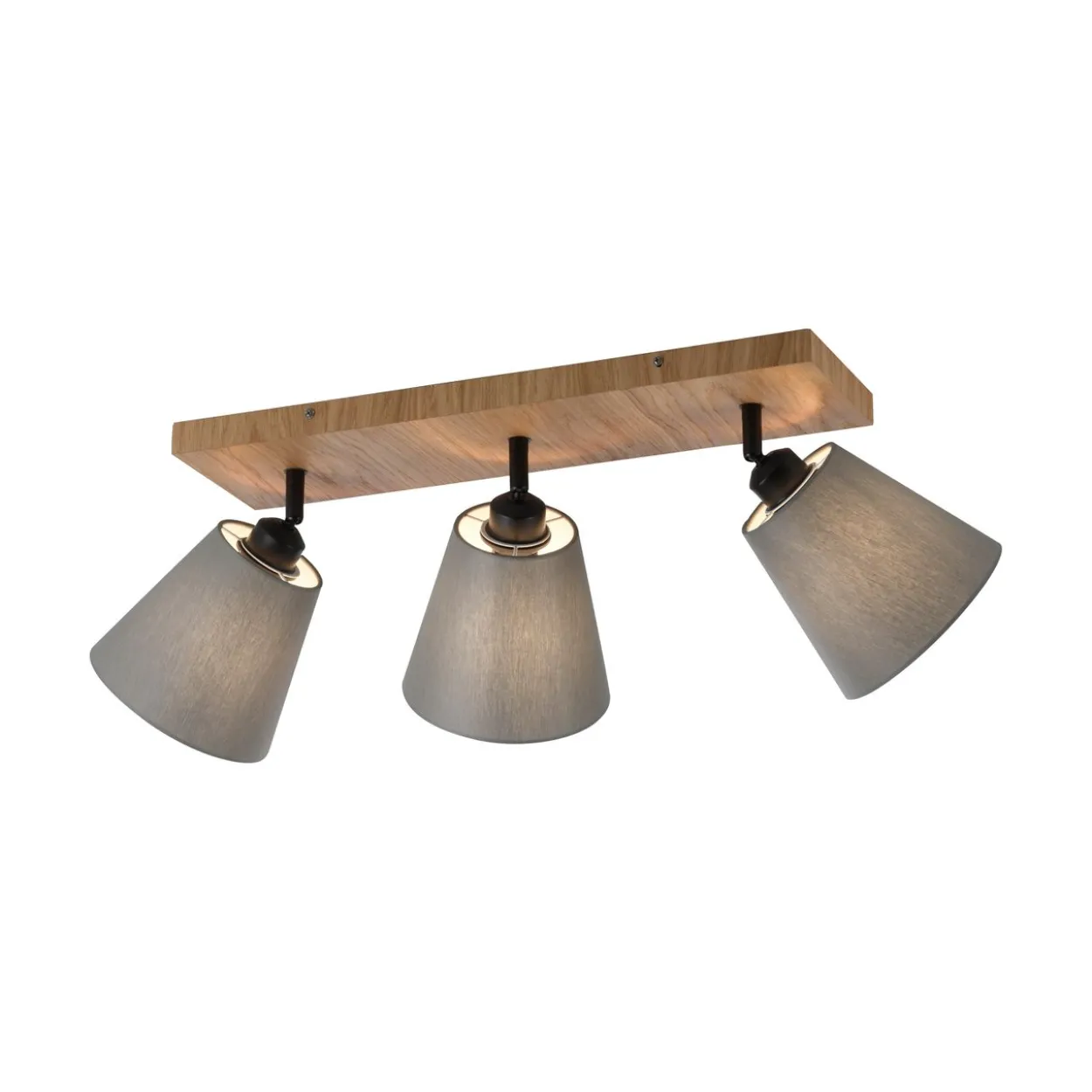 Deckenleuchte GREEN MICHEL, 3x E27/40Watt max., Holz-natur