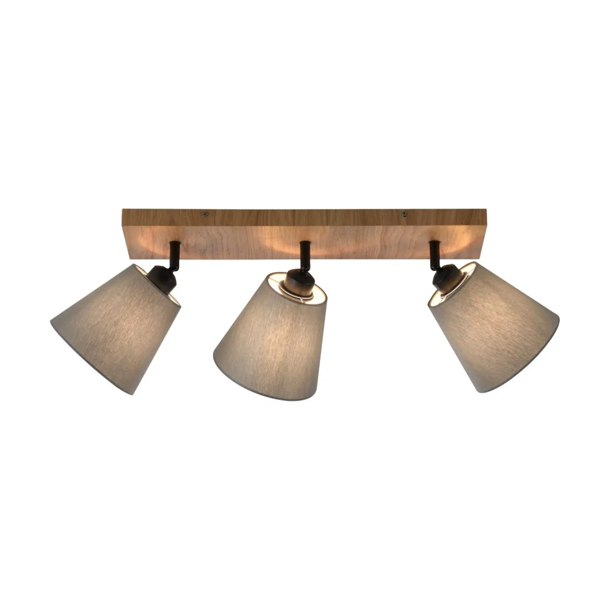 Deckenleuchte GREEN MICHEL, 3x E27/40Watt max., Holz-natur