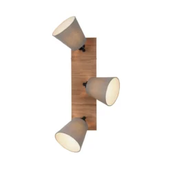 Deckenleuchte GREEN MICHEL, 3x E27/40Watt max., Holz-natur