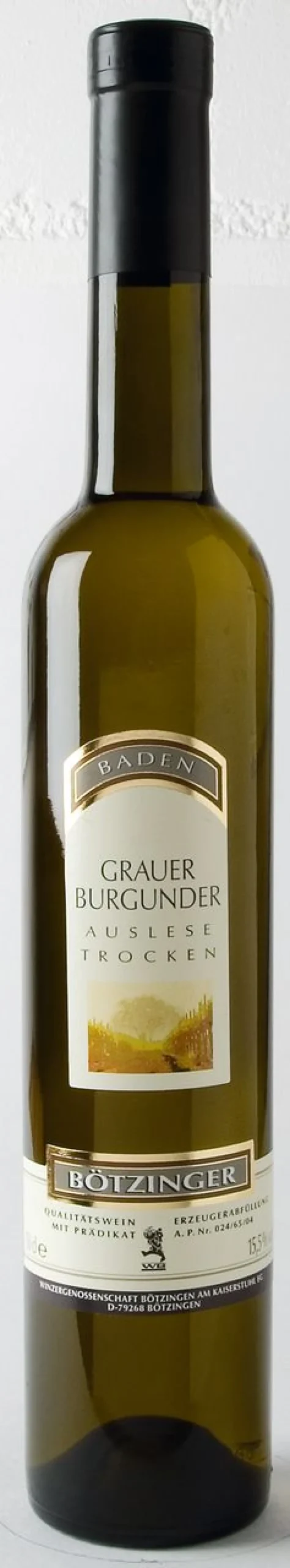 Der Bötzinger - Grauer Burgunder Auslese trocken - 6er Karton