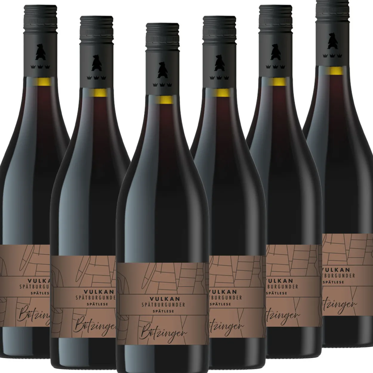 Der Bötzinger - Spätburgunder Rotwein Spätlese halbtrocken - 6er Karton