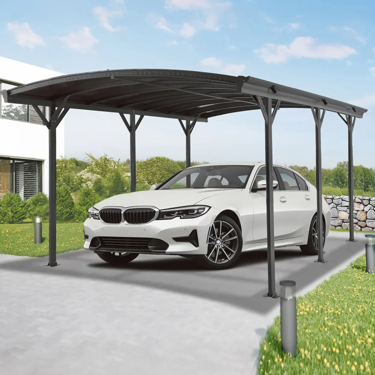 DESIGN Carport FALO - Anthrazit