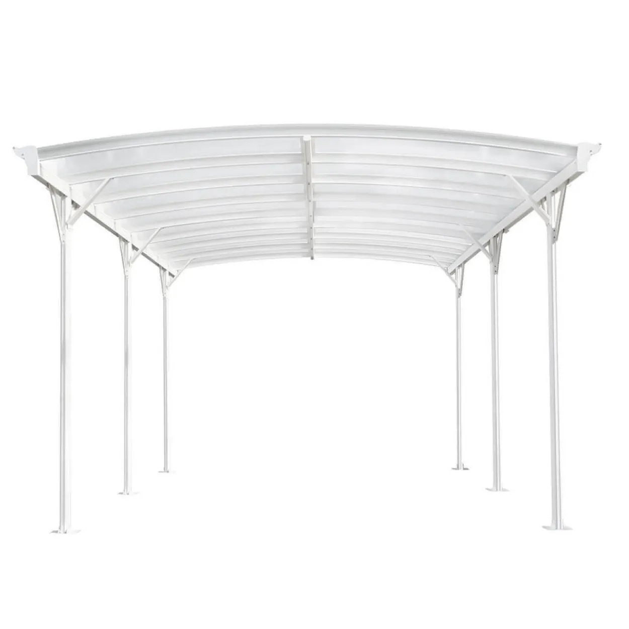 DESIGN Carport FALO - weiß