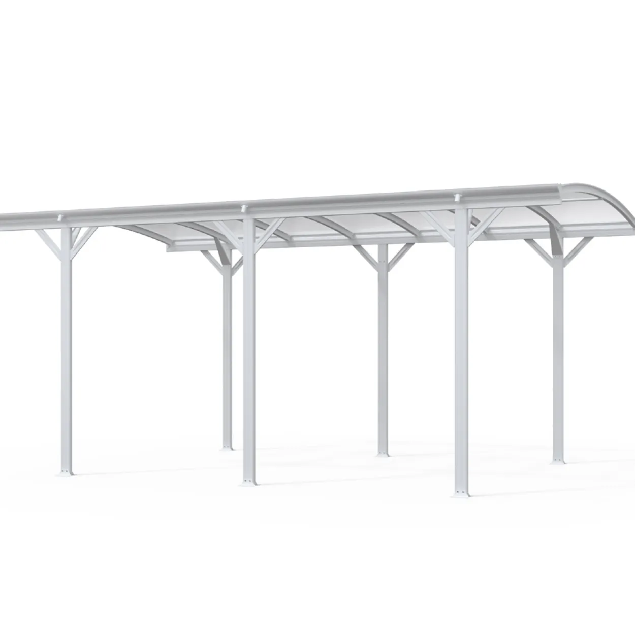 DESIGN Carport FALO - weiß