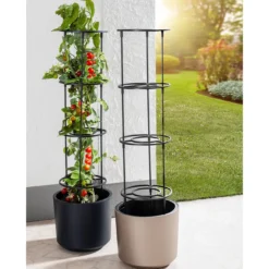 Design-Pflanzturm - Champagner