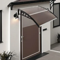 Design-Vordach, ca. 120 x 80 x 23,5 cm - Anthrazit