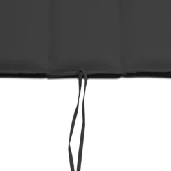 Detex Auflage Saunaliege inkl Kopfkissen Auflage: 177 x 58 x 7cm Kopfteil: 56 x 17 x 4cm anthrazit
