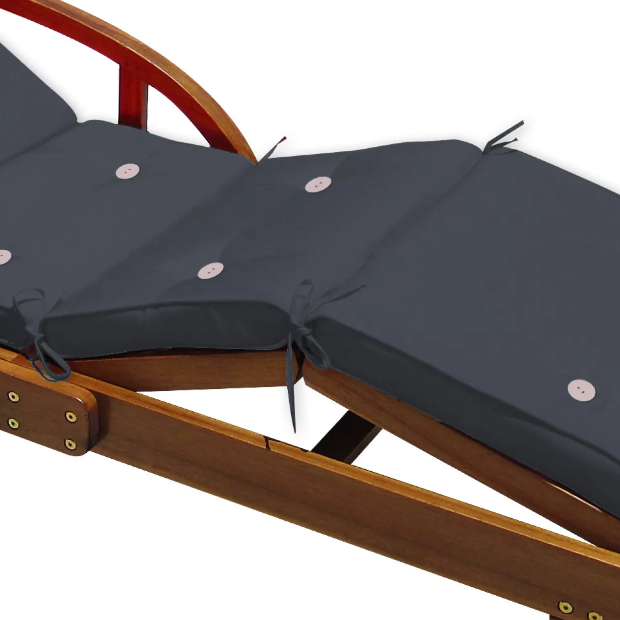 Detex Auflage Sunlounger Anthrazit 195x55x5cm