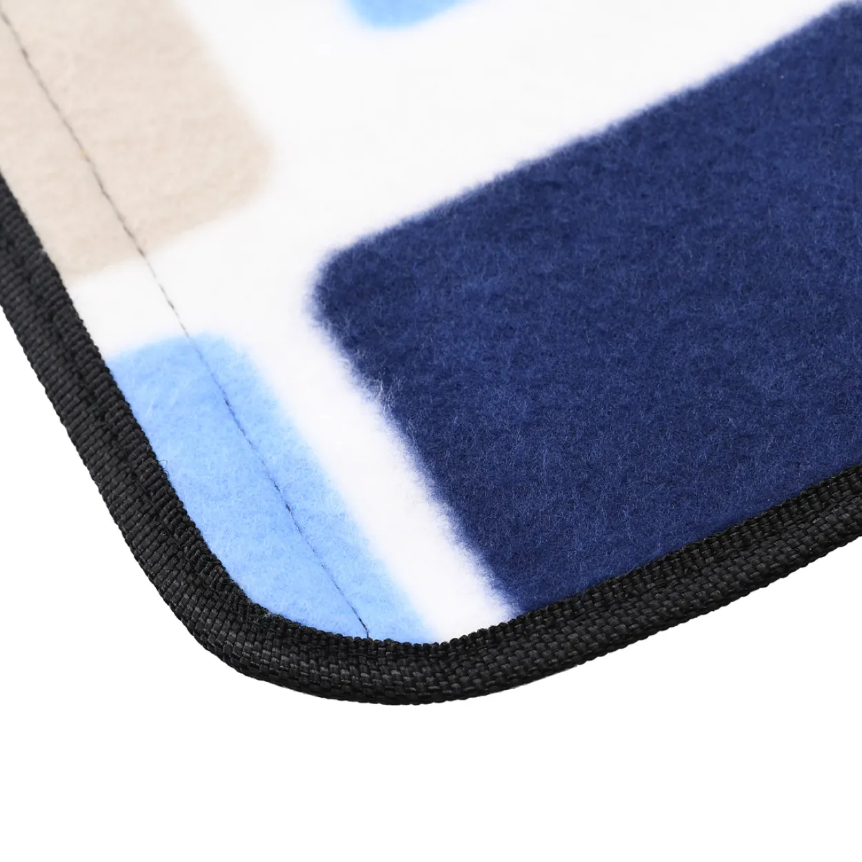 Detex Picknickdecke Quadrate/Blau 2x2m