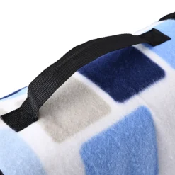 Detex Picknickdecke Quadrate/Blau 2x2m