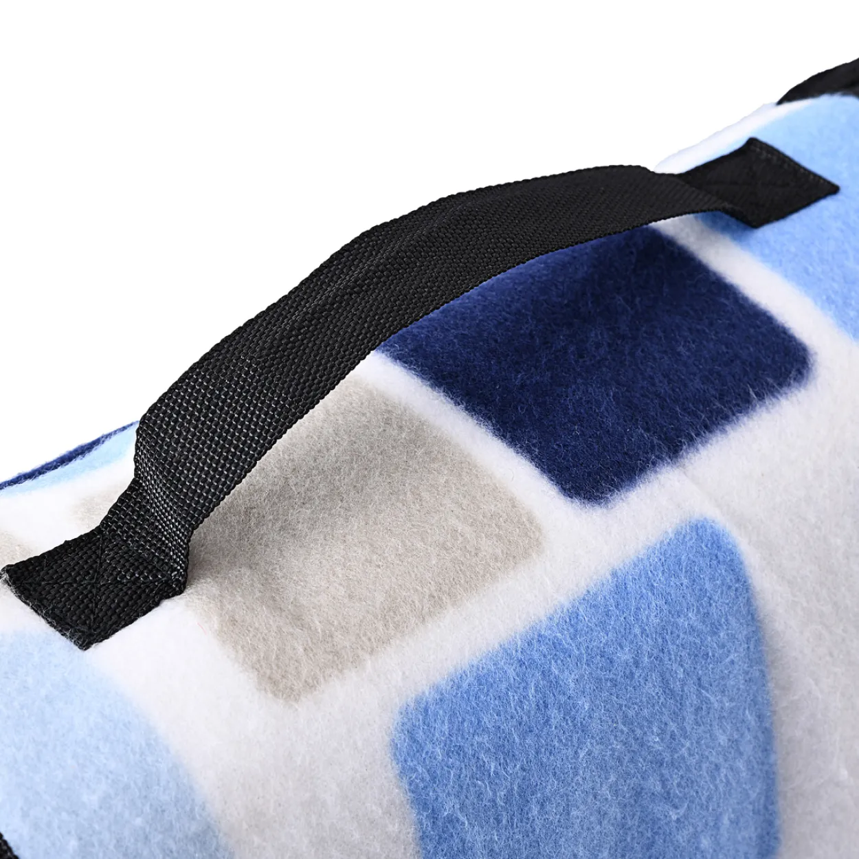 Detex Picknickdecke Quadrate/Blau 2x2m