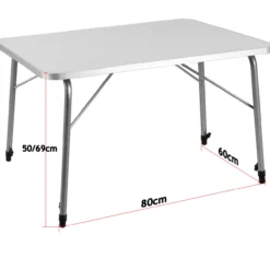 Deuba Alu Tisch klappbar + höhenverstellbar