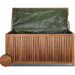 Deuba Auflagenbox mit Rädern und Edelstahlgriff