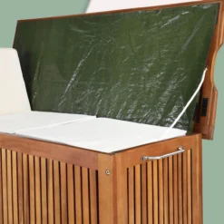 Deuba Auflagenbox mit Rädern und Edelstahlgriff