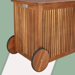 Deuba Auflagenbox mit Rädern und Edelstahlgriff
