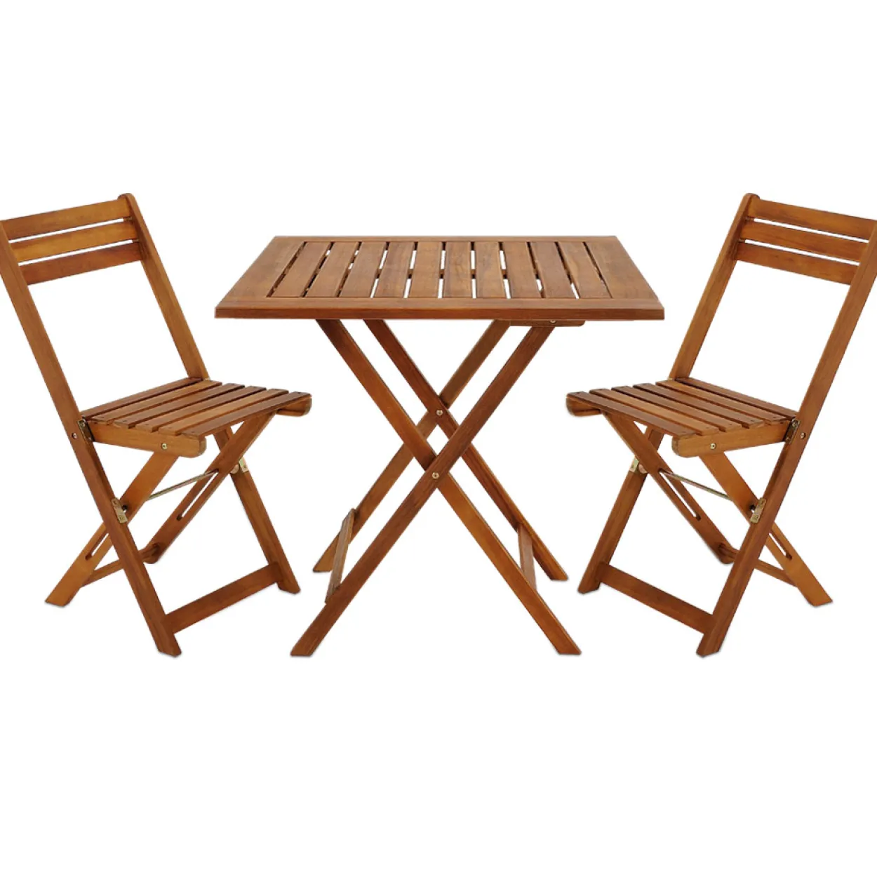 Deuba Balkonset aus Akazienholz 3-tlg.