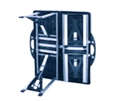 Deuba Campingtisch Picknick Kunststoff klappbar 87 x 40 x 11cm