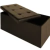 Deuba Faltbare Sitzbank/Sitzhocker MDF braun