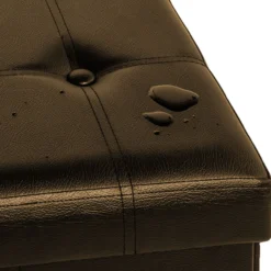 Deuba Faltbare Sitzbank/Sitzhocker MDF braun