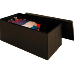 Deuba Faltbare Sitzbank/Sitzhocker MDF braun