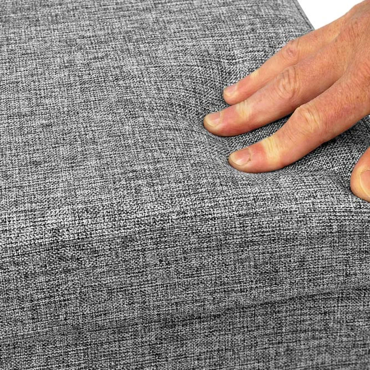 Deuba Faltbare Sitzbank/Sitzhocker MDF grau