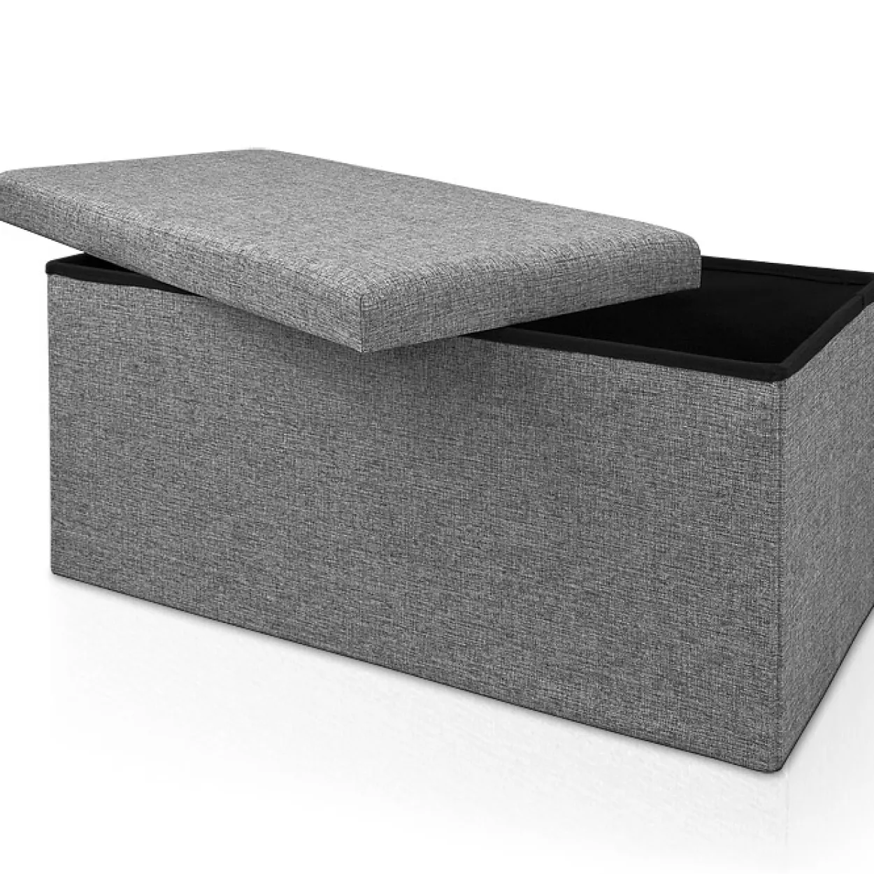 Deuba Faltbare Sitzbank/Sitzhocker MDF grau