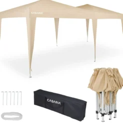 Deuba Faltpavillon Beige 3x6m