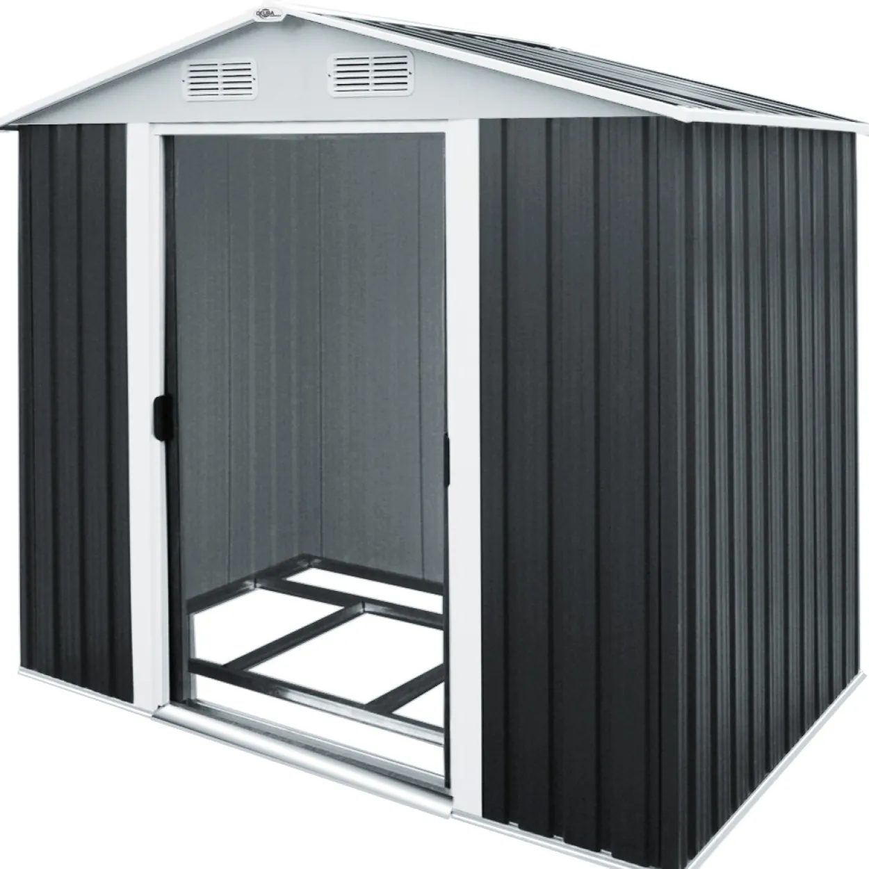 Deuba Gartenhaus aus Metall 5 m²