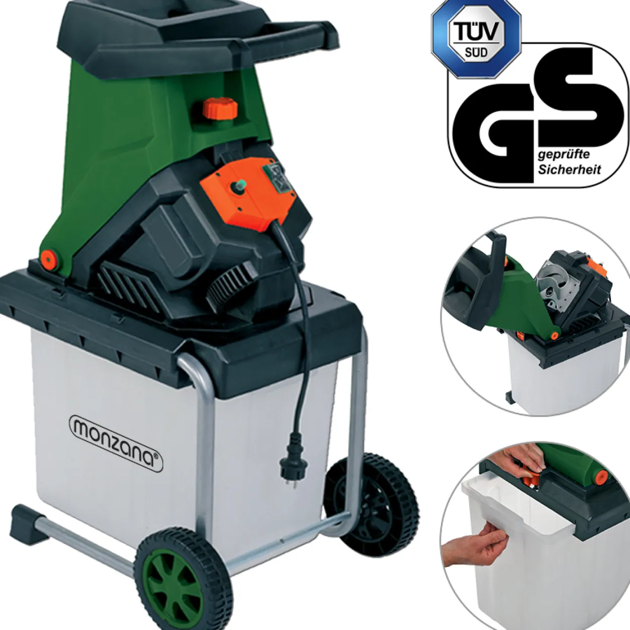 Deuba Gartenhäcksler 50l 2500 W