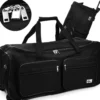 Deuba Große Reisetasche 85L schwarz