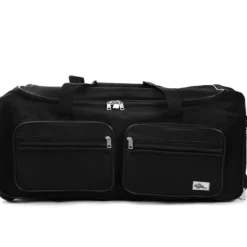 Deuba Große Reisetasche 85L schwarz