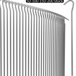 Deuba Heringe J 50er Set20cm / 3,5cm silber